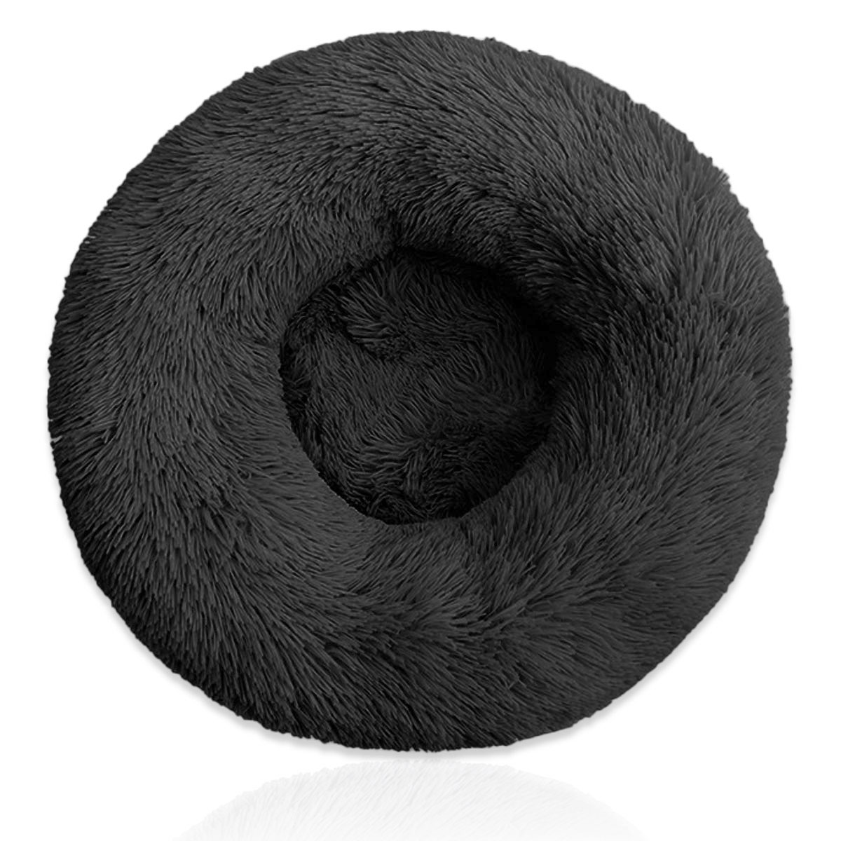 Plüsch Donut Hundebett Katzenbett Hundekissen Kuschelbett für Hunde und Katzen