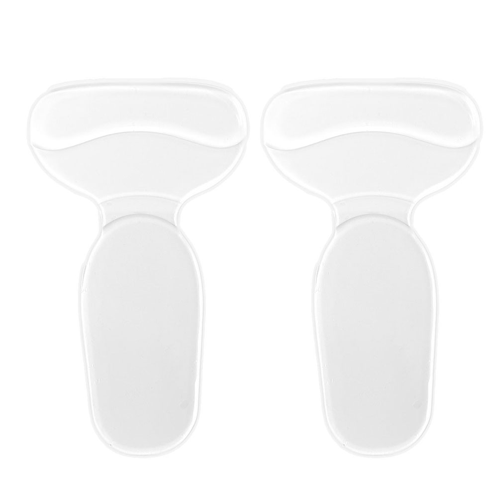 Silikongel Fersenpolster Fersenkissen Fersenschutz transparent Einlegesohle Silikon Gel 2 Stück (1 Paar)
