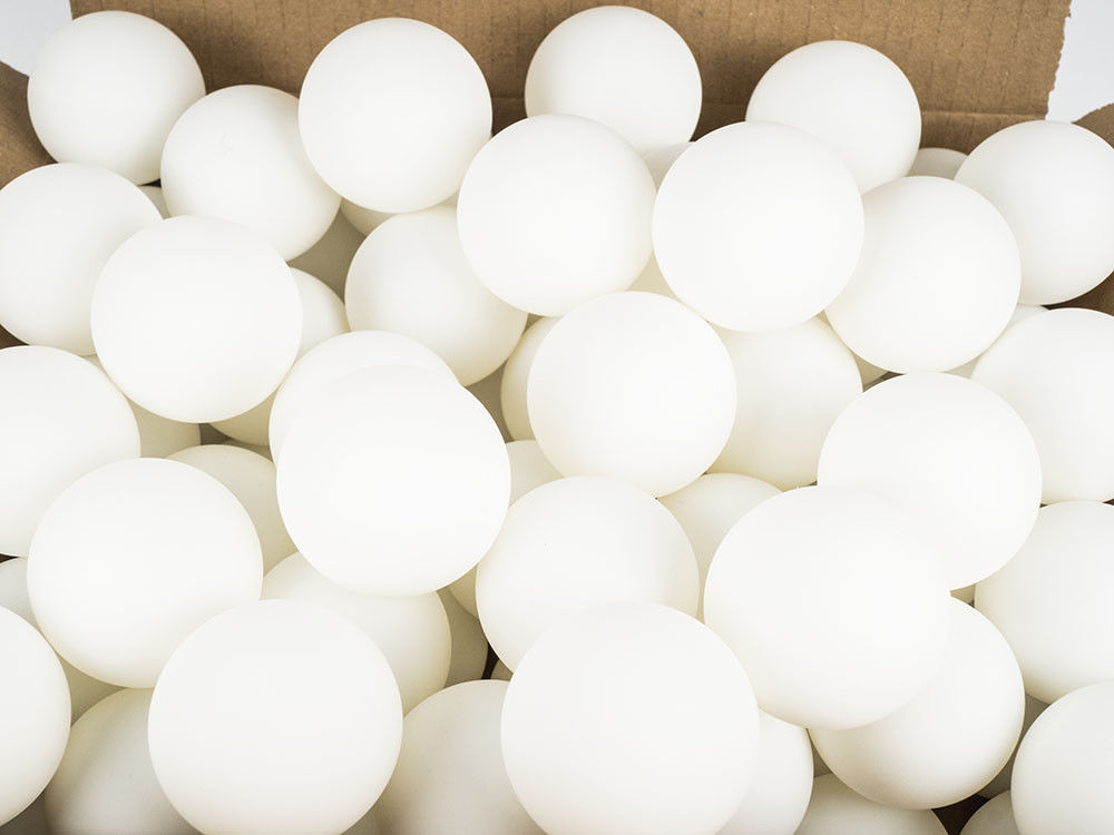 75x TT-Bälle Tischtennisbälle 40mm weiß ohne Aufdruck Bierpong Beerpong Bälle