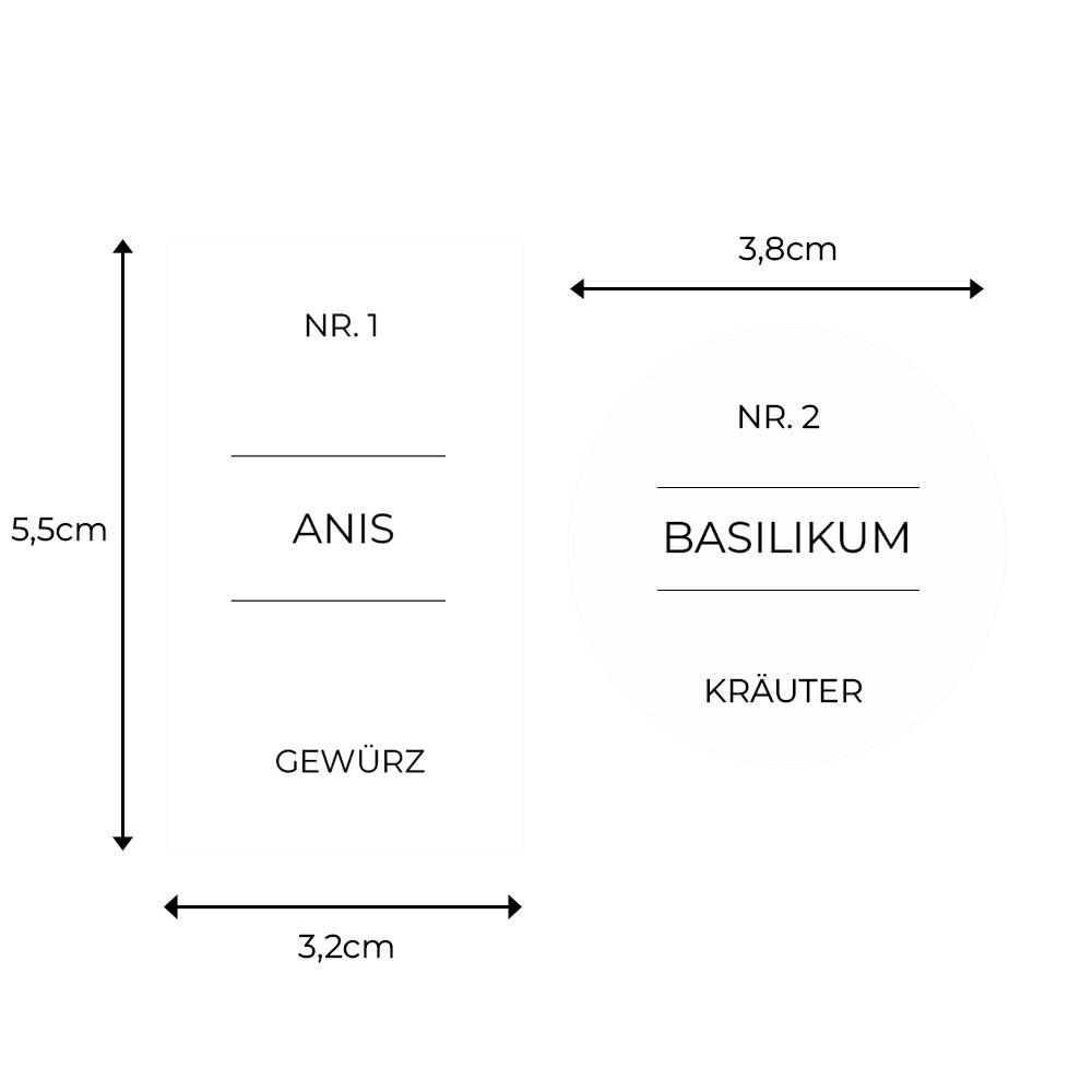 24x Gewürzgläser Bambus Deckel inkl. 240x Etiketten, 30x Streueinsätze, 1x Edelstahl Trichter, 1x Reinigungsbürstchen