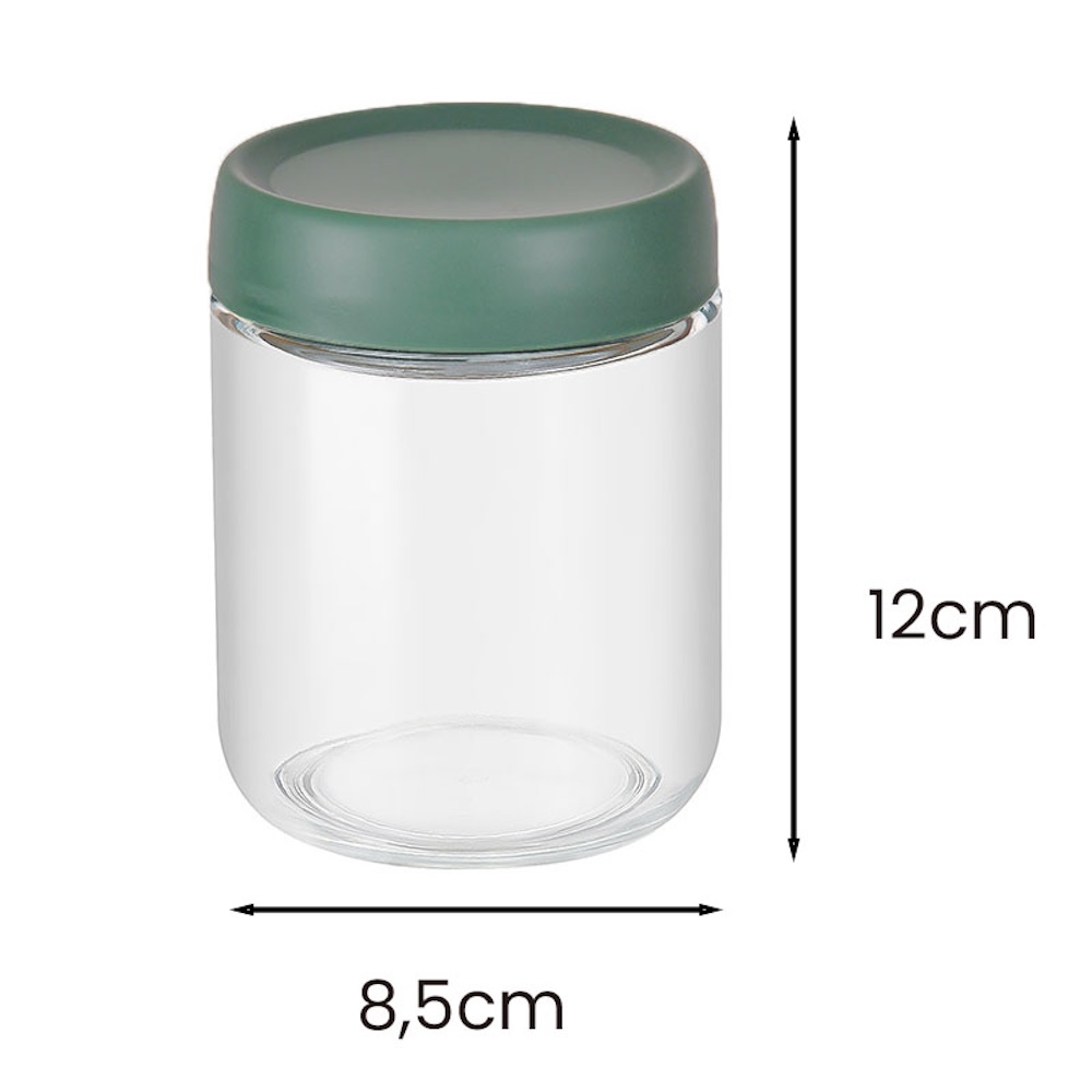 4er Set bunte Einmachgläser 500ml Schraubdeckel inkl. 12x Etiketten, 1x Stift