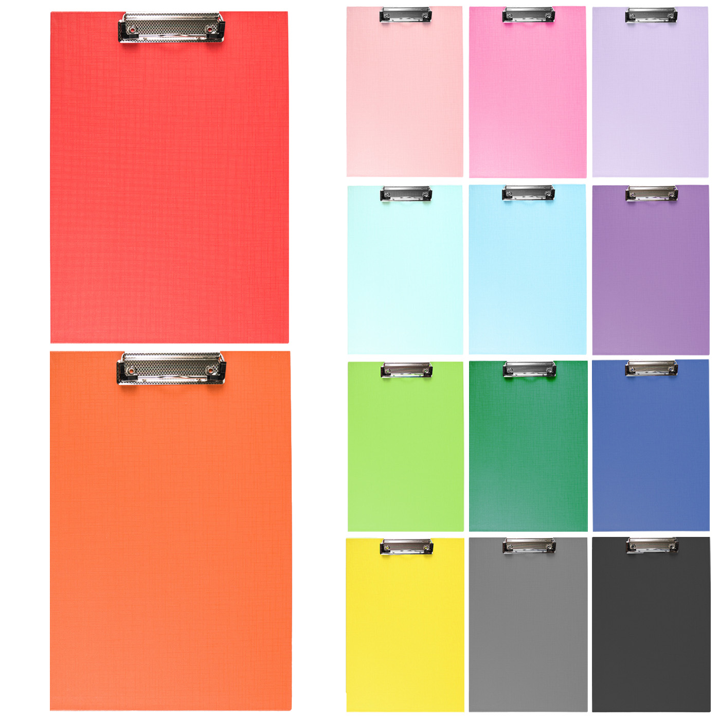 10x DIN A4 Klemmbretter Schreibbrett Schreibunterlage Klemmmappe Schreibplatte Blau