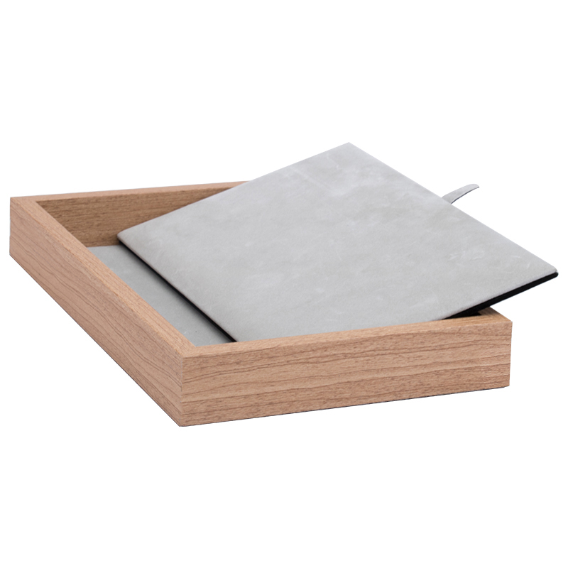 Kleines Holz Vorlagebrett Schmuckablage Schmuckkasten Ketten Armbänder Schmucktablett